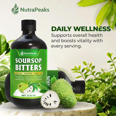 Pouring a serving of Soursop Bitters into a glass