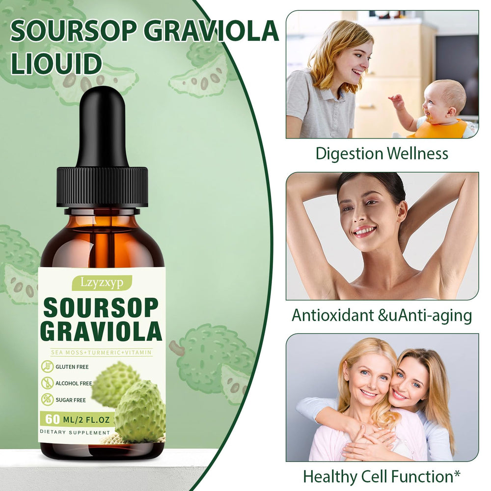 Antioxidant polyphenols and acetogenins in Soursop Graviola extract