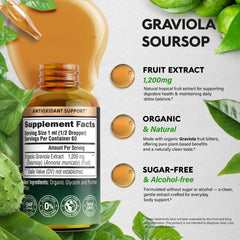 Soursop bitters liquid dropper bottle