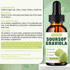 Nutritional components per fruit in Soursop Graviola Drops