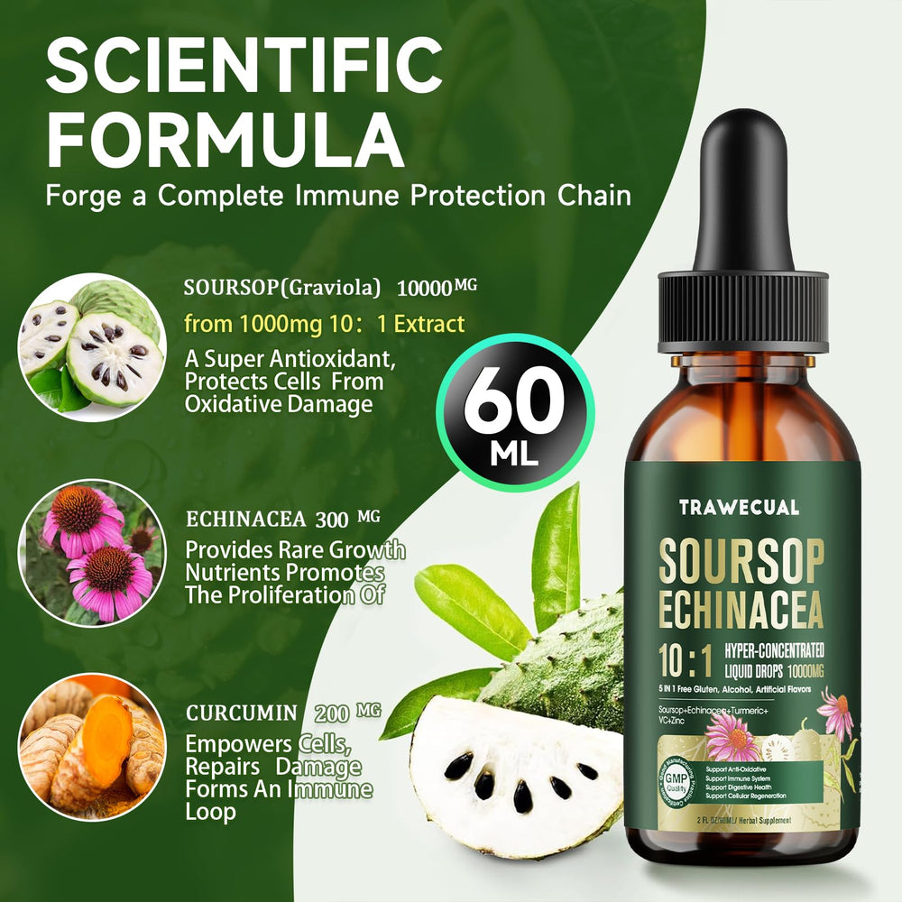 Nutrient blend highlights: Echinacea, Turmeric, Vitamin C, Zinc
