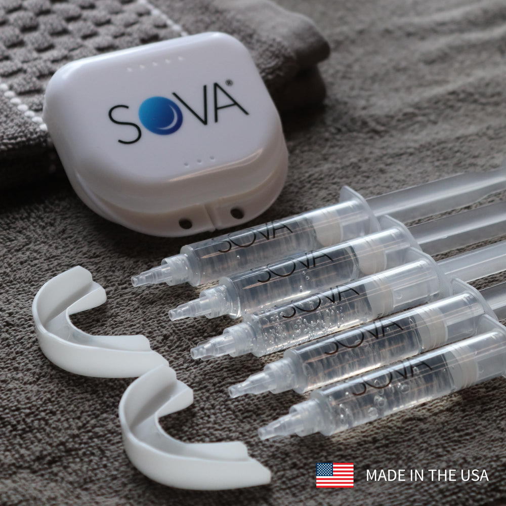 35% carbamide peroxide whitening gel formula used in SOVA White