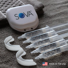 35% carbamide peroxide whitening gel formula used in SOVA White