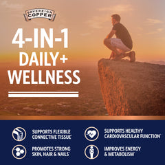 Sovereign Copper Bio-Active label close-up highlighting key wellness ingredients.