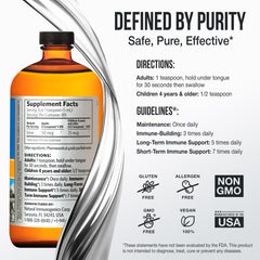 Sovereign Silver Immune Support amber glass preserves purity and potency.