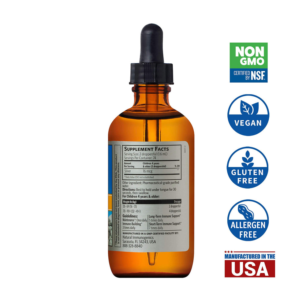 Product packaging with dropper and dosage information