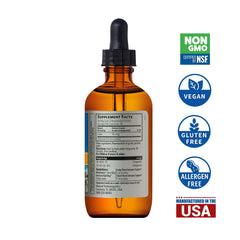 Product packaging with dropper and dosage information