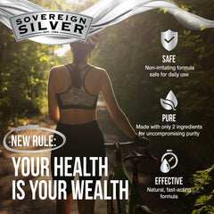 Sovereign Silver nasal spray mist application ready for daily use for nasal comfort