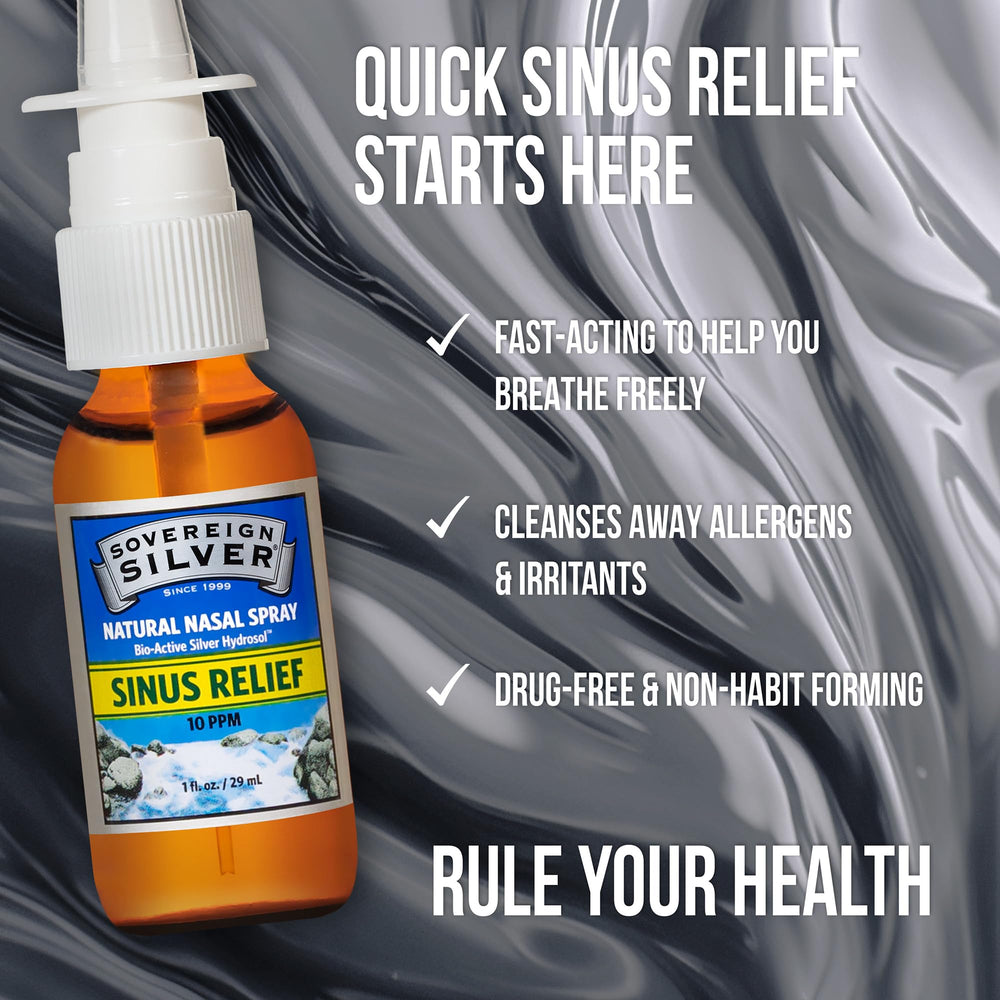 Sovereign Silver safety cap and design enable easy, controlled dosing