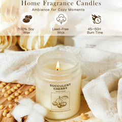 Orange & Ginger with Vanilla scented candle