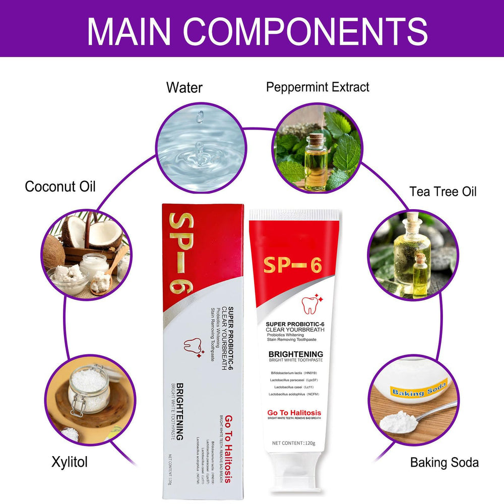 Illustration of probiotics and deep cleaning benefits