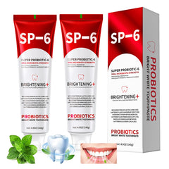 SP-6 Probiotics Whitening Toothpaste 2-Pack packaging