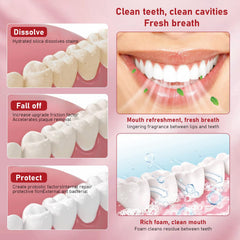 Deep cleansing action of SP-8 whitening toothpaste