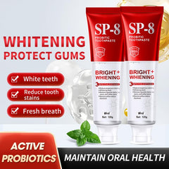 Enamel-safe, fluoride-free claim on packaging
