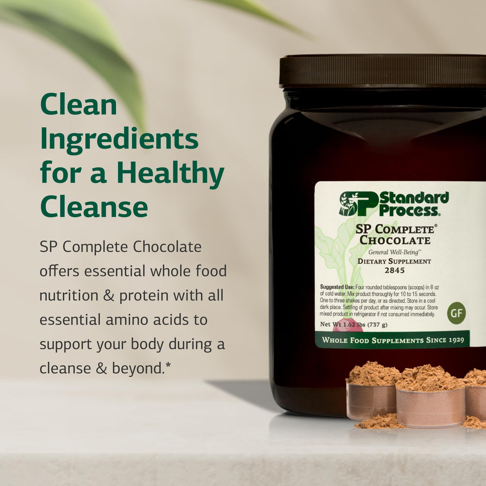 Close-up of ingredients: rice protein, grapeseed extract, and choline