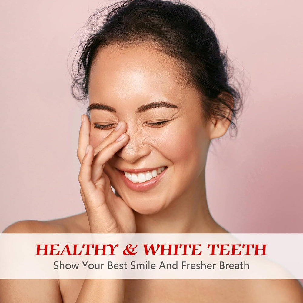 Tooth enamel and gum health emphasis