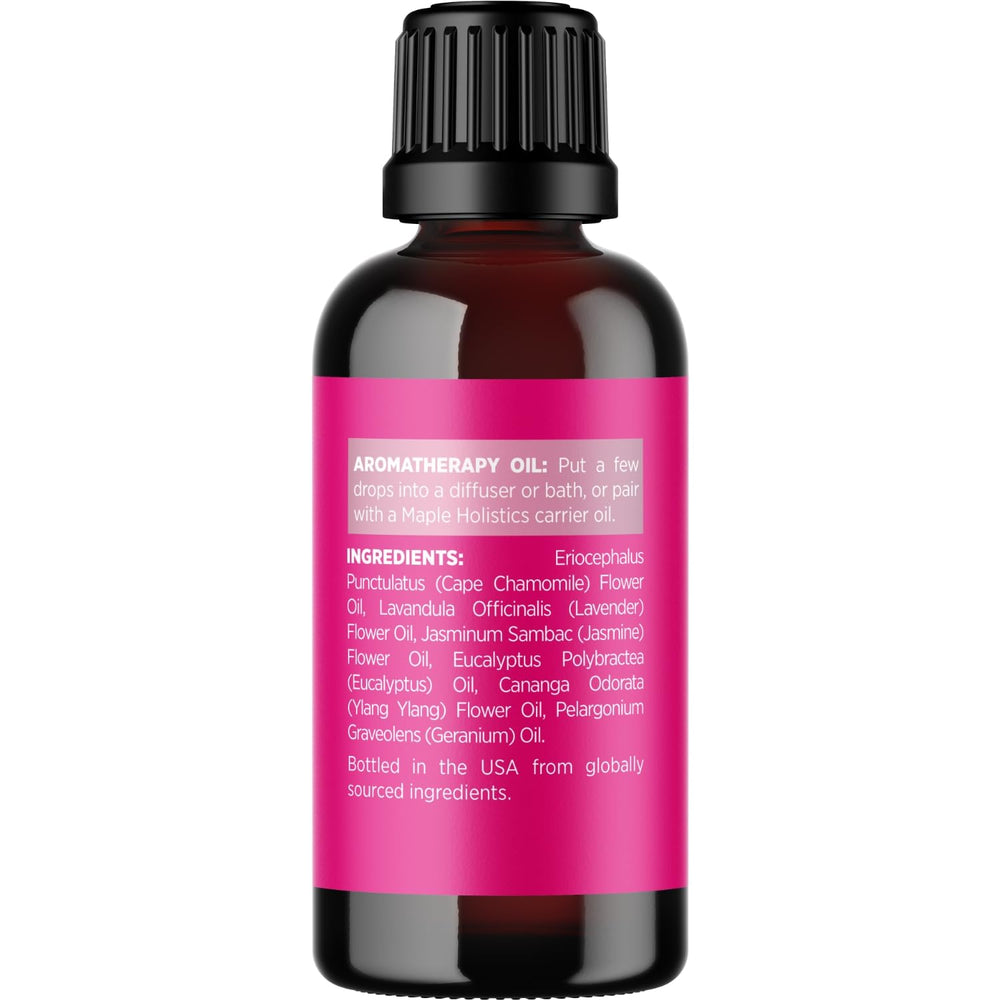 Spa-like aromatherapy in diffuser