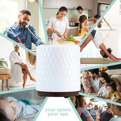SpaRoom Athena water compartment open highlighting 200 mL capacity for longer sessions.