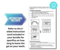 Spark Dental zipper pouch for organizing whitening syringes