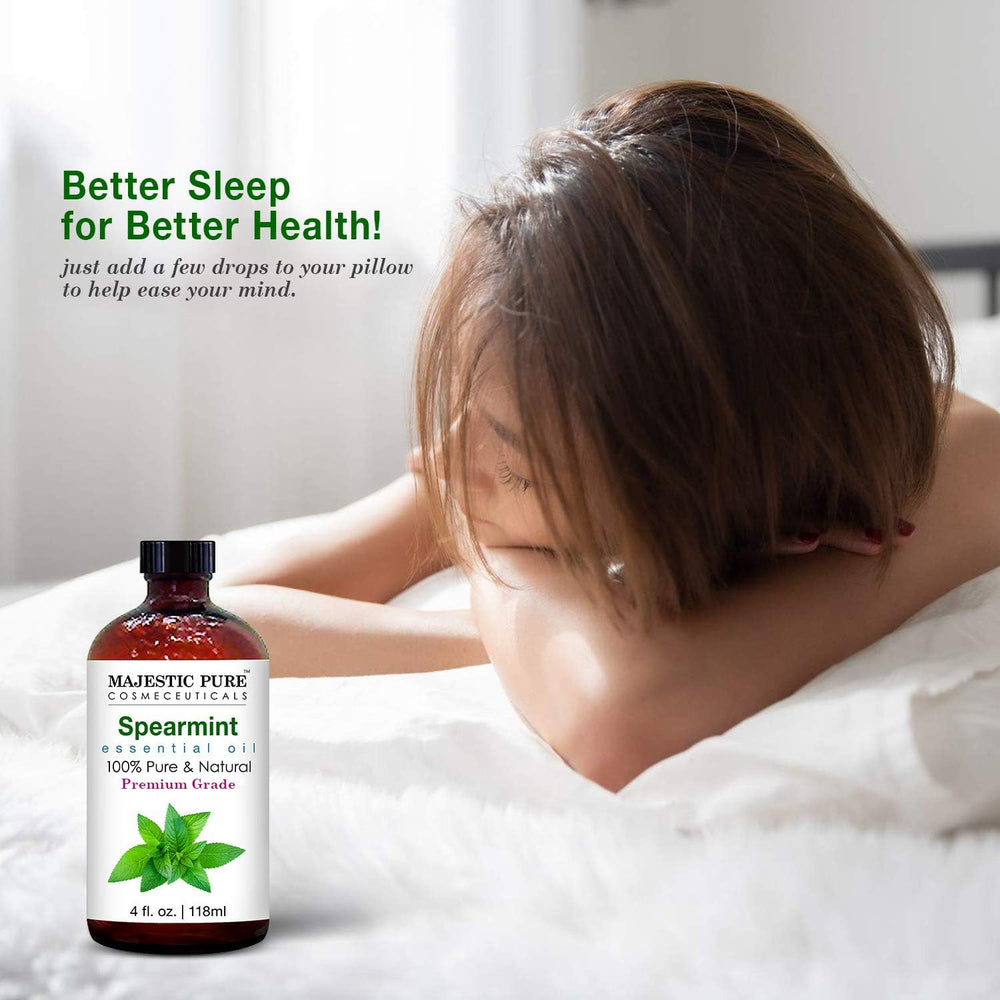 Spearmint essential oil for aromatherapy