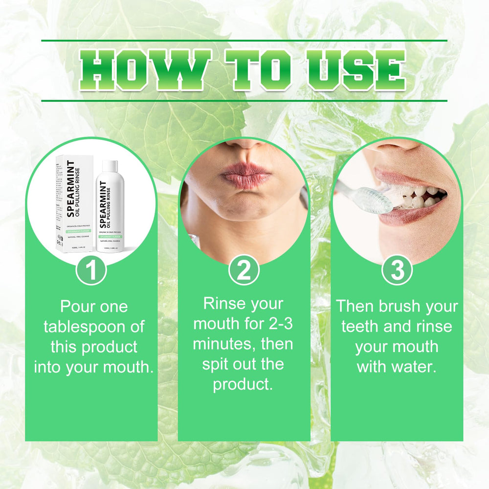 On-the-go portable bottle for daily oral care