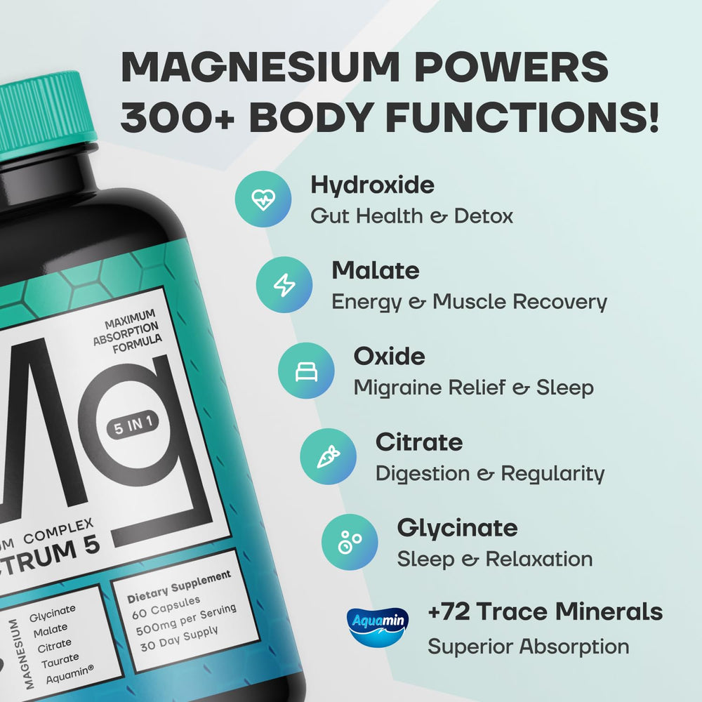 Nutrition panel showing 500mg per serving