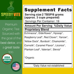 Loose leaf tea blend with herbs for Blood Lifeboost Tea