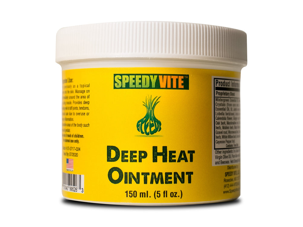 SpeedyVite Deep Heat Ointment 5oz bottle