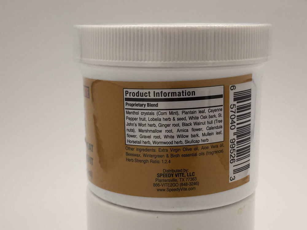 Menthol, Wintergreen, and St. John's Wort in SpeedyVite formula