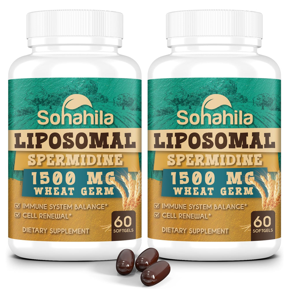 Spermidine supplement bottle front view