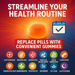 Wellness lifestyle scene featuring Spike Protein Detox Gummies