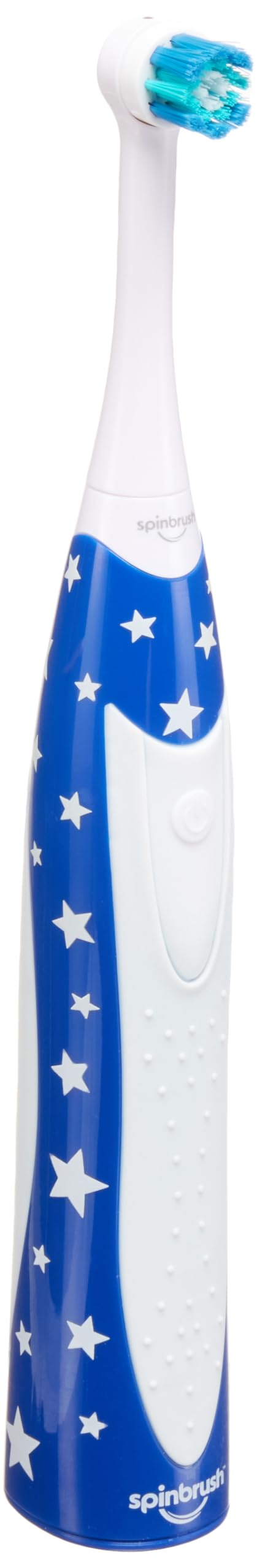 Brush head attached to Spinbrush Kids Glow in the Dark