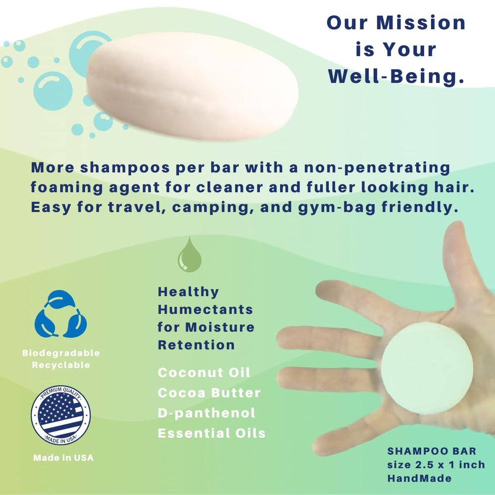 Spiraleaf bar for all hair types doubles as a gentle shave bar.