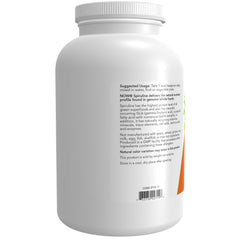 Spirulina Organic Powder 1 lb label close-up