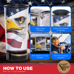 Built in dip can cutter on Spit Bud American Eagle