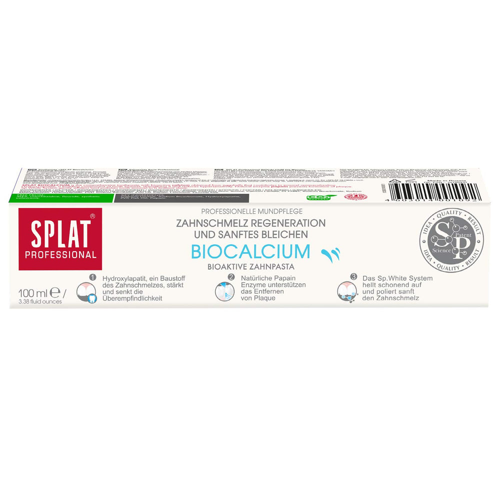 SPLAT toothpaste reducing tooth sensitivity and supporting enamel health