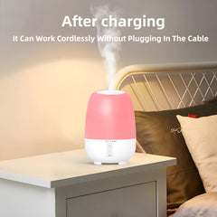 USB-C charging port on diffuser with cable