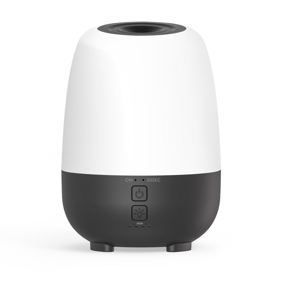 SPLITSKY 150ML rechargeable essential oil diffuser - black, front view