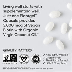 Vegan-friendly Biotin supplement packaging