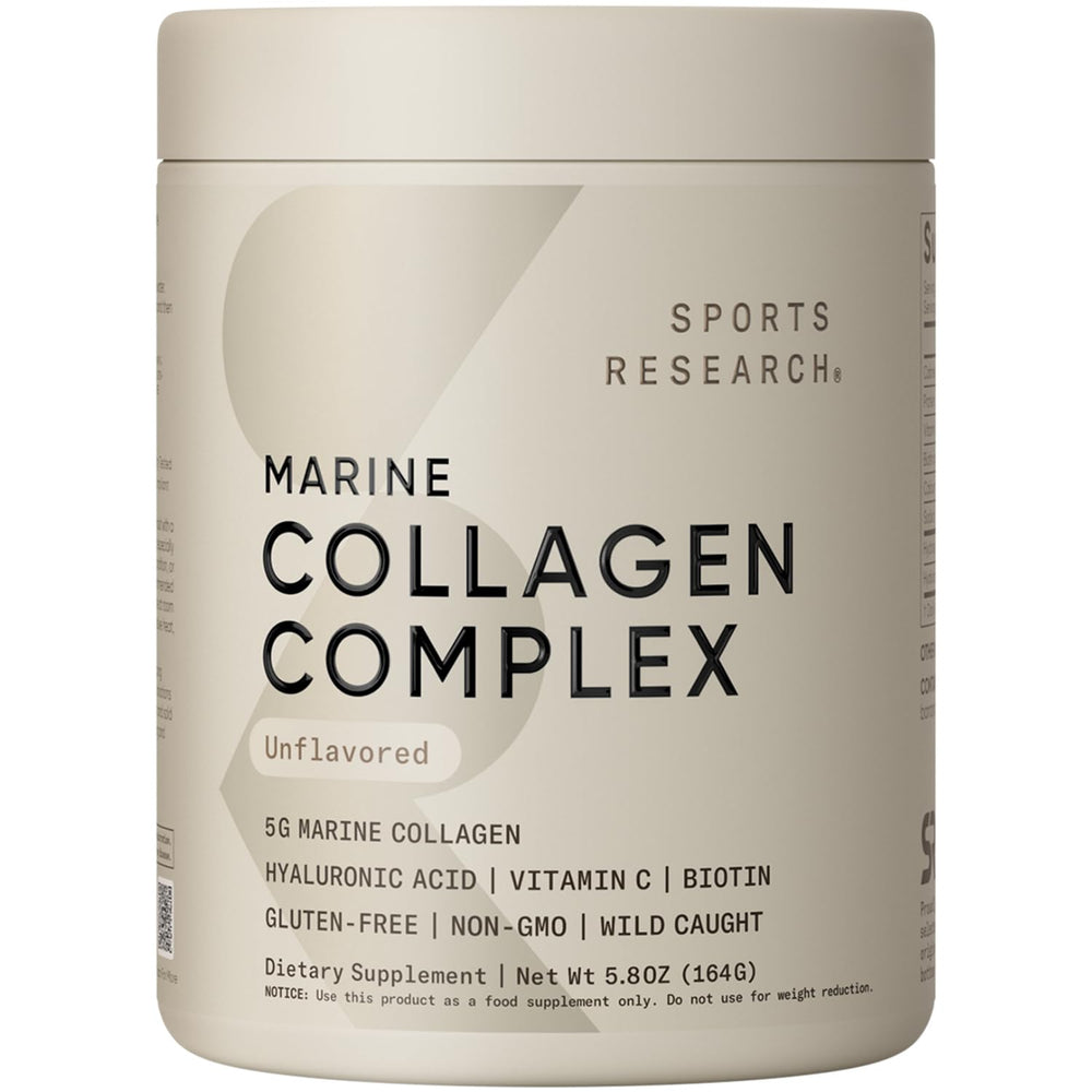 Sports Research Collagen Beauty Complex bottle on white background