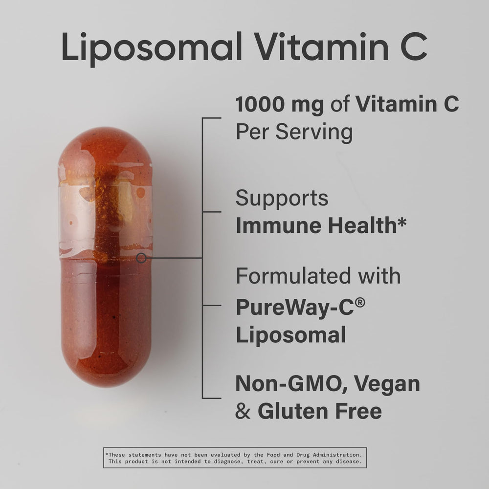 Illustration of liposomal delivery technology for Vitamin C absorption