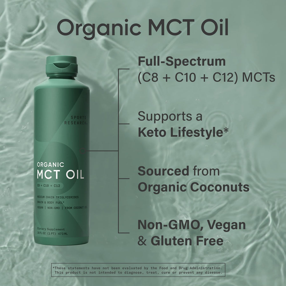 MCT Oil added to coffee in a mug
