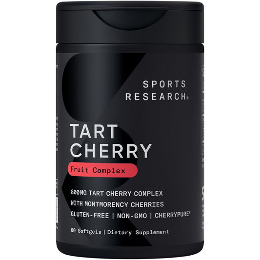 Sports Research Tart Cherry softgel capsule bottle