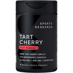 Sports Research Tart Cherry softgel capsule bottle