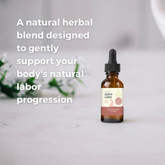 Birthing kit essentials and tincture for pregnancy support