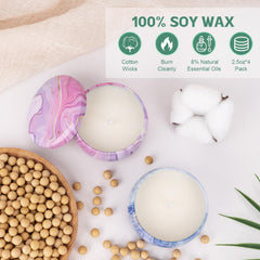 Spring scented candle from the 8-pack