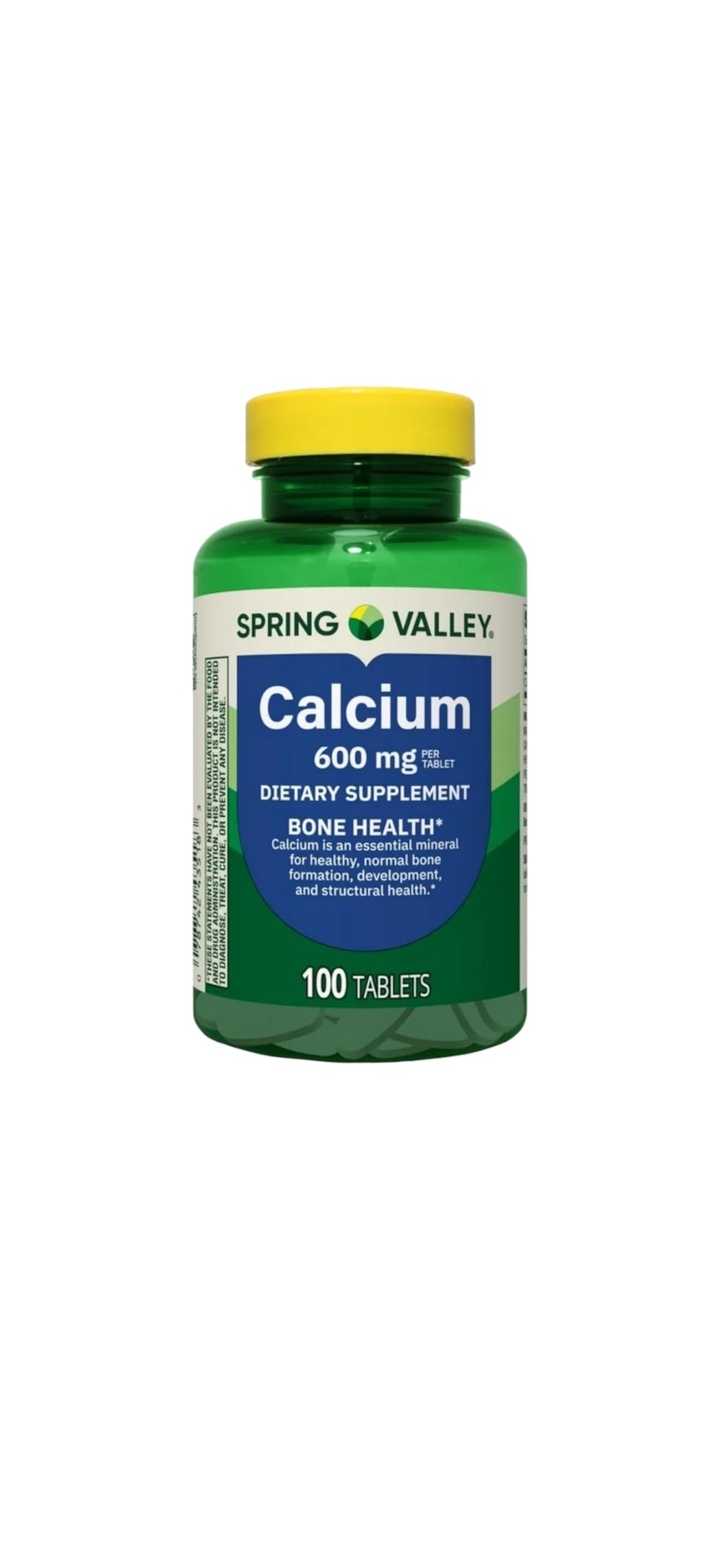 Pack of 2 Spring Valley Calcium Bone Health tablets bottles