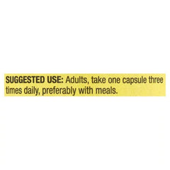 Nutrition facts panel for Spring Valley Magnesium Citrate