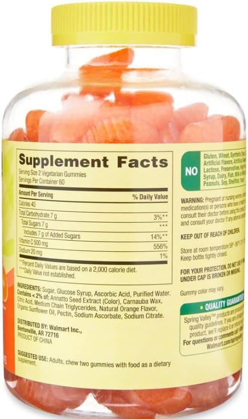 Product label highlighting no synthetic dyes, artificial flavors, or artificial sweeteners