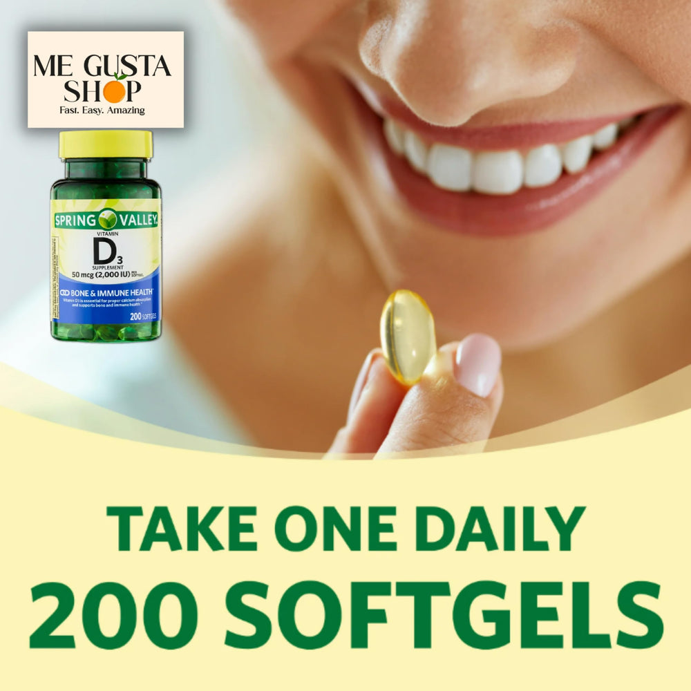Close-up of Vitamin D3 capsules